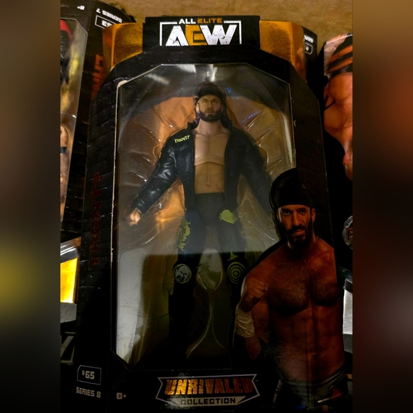 Bnib Aew Trent ? Unrivaled Séries 8 #65 Action Catch Figurine Jazwares
